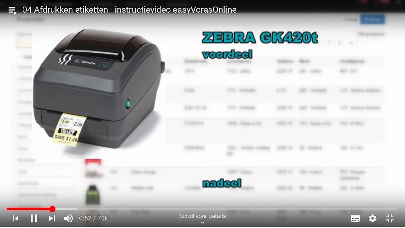 Kijk nu instructie video etiketten afdrukken
