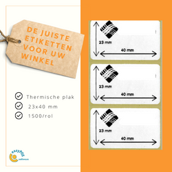 Etiketten en hangkaartjes nodig? Bezoek onze webshop.